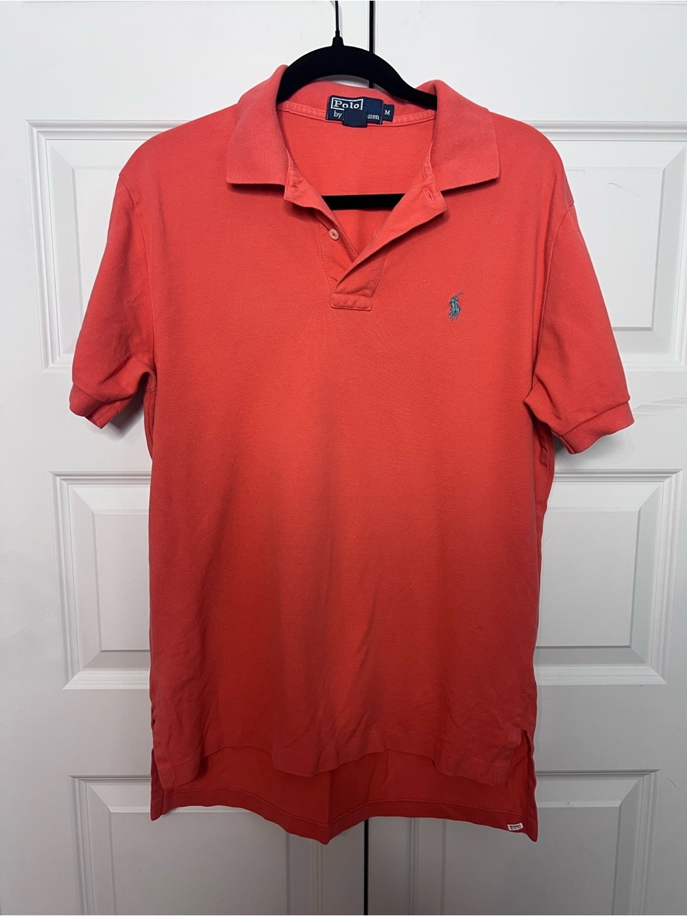 Polo Ralph Lauren Men’s Medium Coral Orange Classic Fit Polo Shirt
